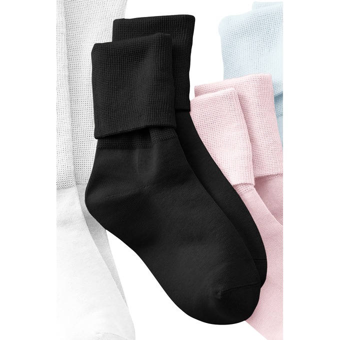 6 Pair of Seamless Compression Socks, , large