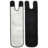 Set of 2 Evertone ThermoSlim Thigh Wraps, Black, large