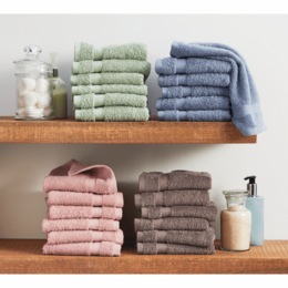 Set of 6 Oversized Washcloths , , large