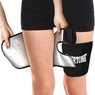 Set of 2 Evertone ThermoSlim Thigh Wraps, Black, large