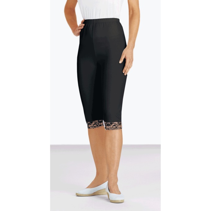 Lace-Trimmed Clam Diggers, , large