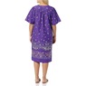 Border Print Patio Dress, Black Berry, large