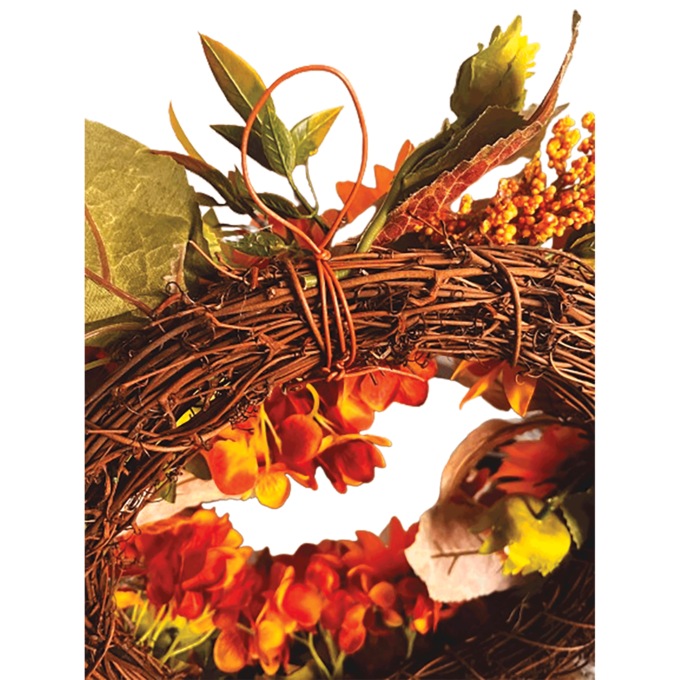 Artificial Sunflower Wreath, , large