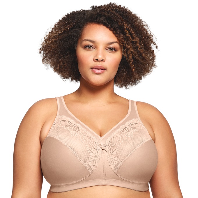 Glamorise Magiclift Minimizer Bra, Café, large