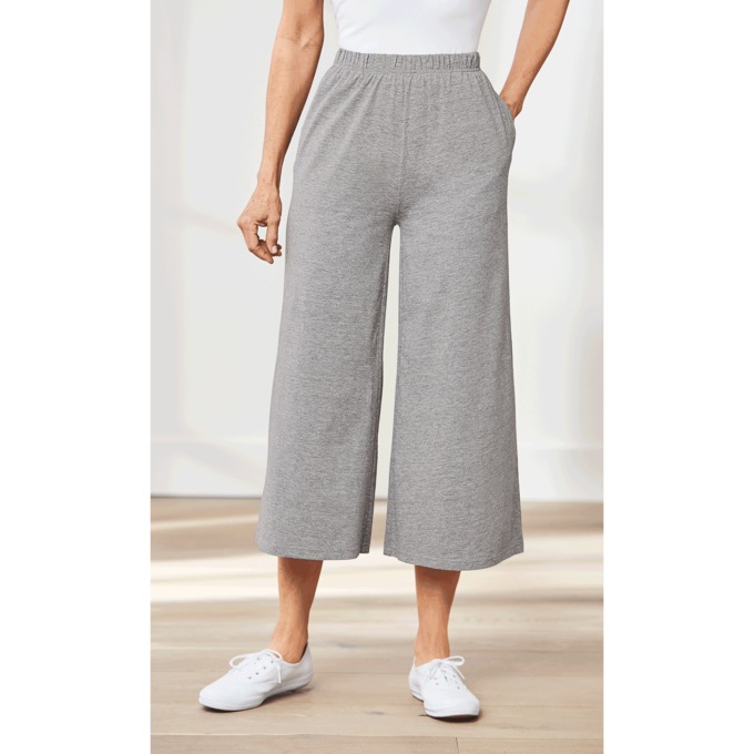 Wide-Leg Capri, , large
