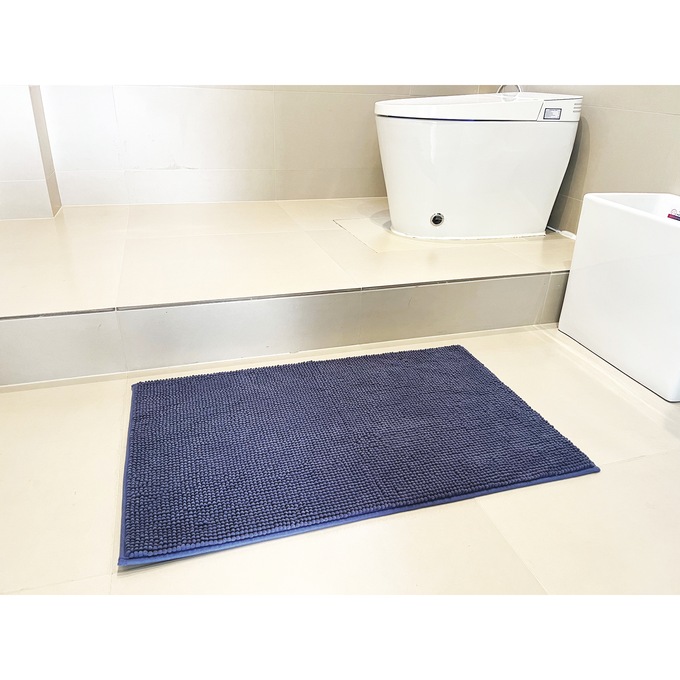 Ultra Soft Bath Mat, Blue, large