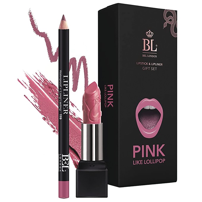 BEL London Lipstick & Lipliner Set, , large