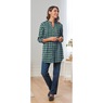 Pintuck Cotton Flannel Shirt, , large