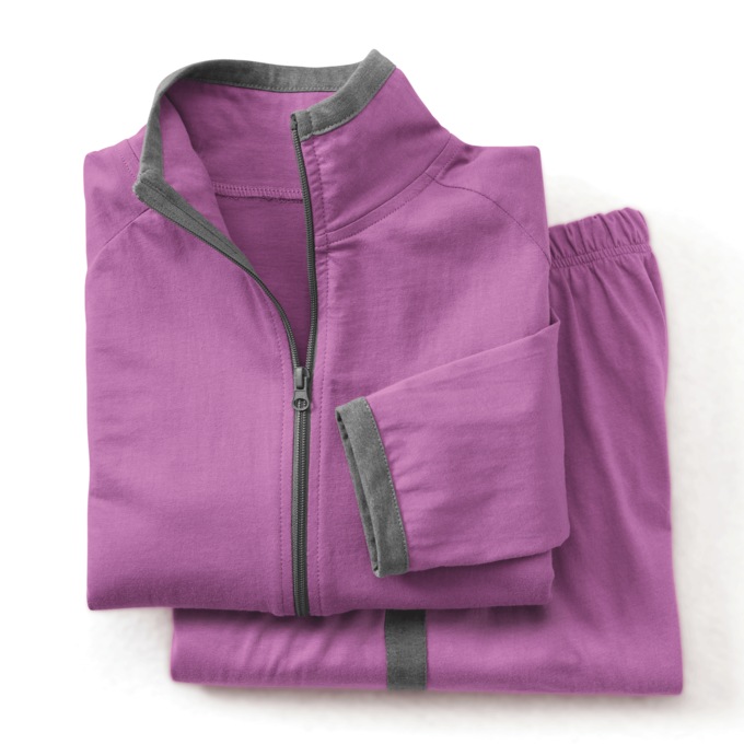 Contrast Stripe Set, Violet Rose Charcoal, large