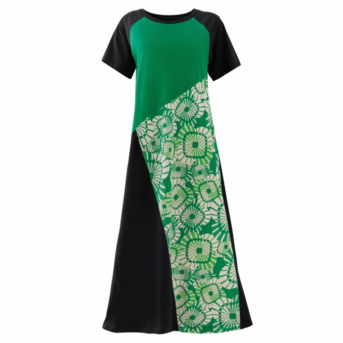 Colorblock Maxi Dress, , large