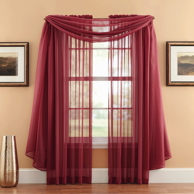Sheer Curtain Panel, , large