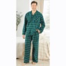 Men's 100% Cotton Flannel PJ Set, , large
