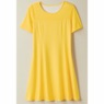 Polka Dot Fit & Flare Dress, , large