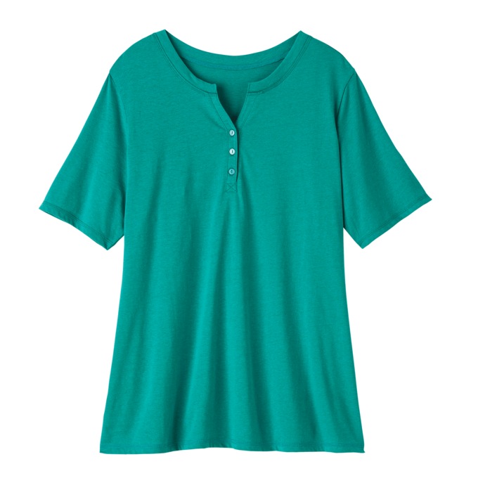 Printed Capri Pajama Set, Capri Green, large