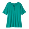 Printed Capri Pajama Set, Capri Green, large