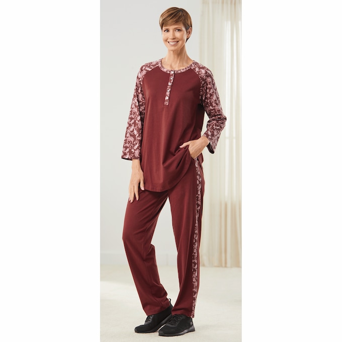 Everyday Contrast Stripe Pants, , large