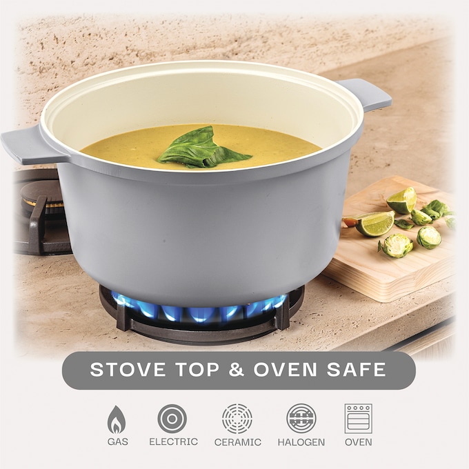 Gotham Steel 5-Quart Dutch Oven with Lid, , large