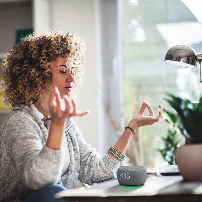 iLive Alarm Clock & White Noise Machine, , large