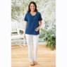 Nova Pleated Neck Top, , large