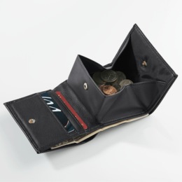 Unisex Wallet with Coin Tray, , large