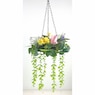 Solar Hanging Flower Arrangement, , large