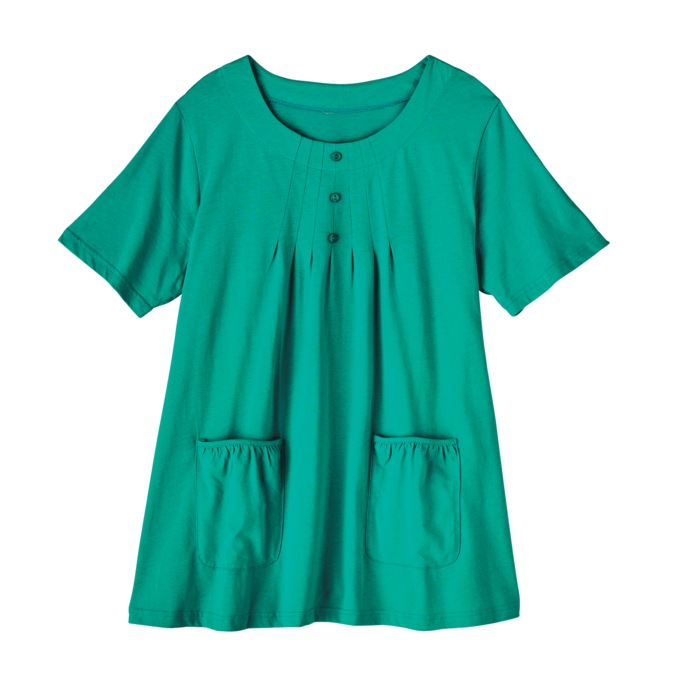 Knit Tunic with Patch Pockets, , large