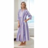Embroidered Seersucker Maxi Lounger, , large