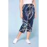 Knit Capri - Print, Swirl Print, large
