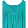 Snap-Front Long Terry Robe, Tropical Green, large