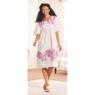 Border Print Patio Dress, , large