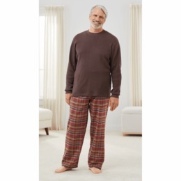 Men&#39;s 4-Pc. Fleece PJ Set, , large