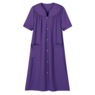 Polyester Snap-Front Duster, , large