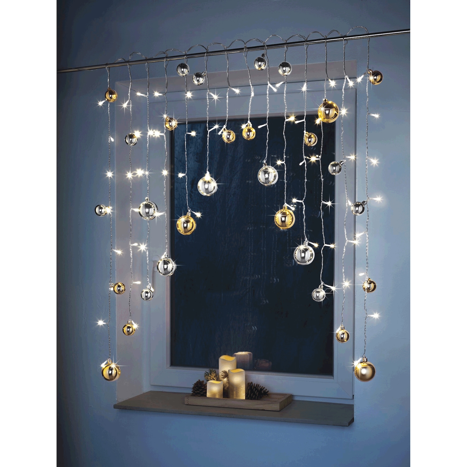 Curtain Christmas Lights Harriet Carter