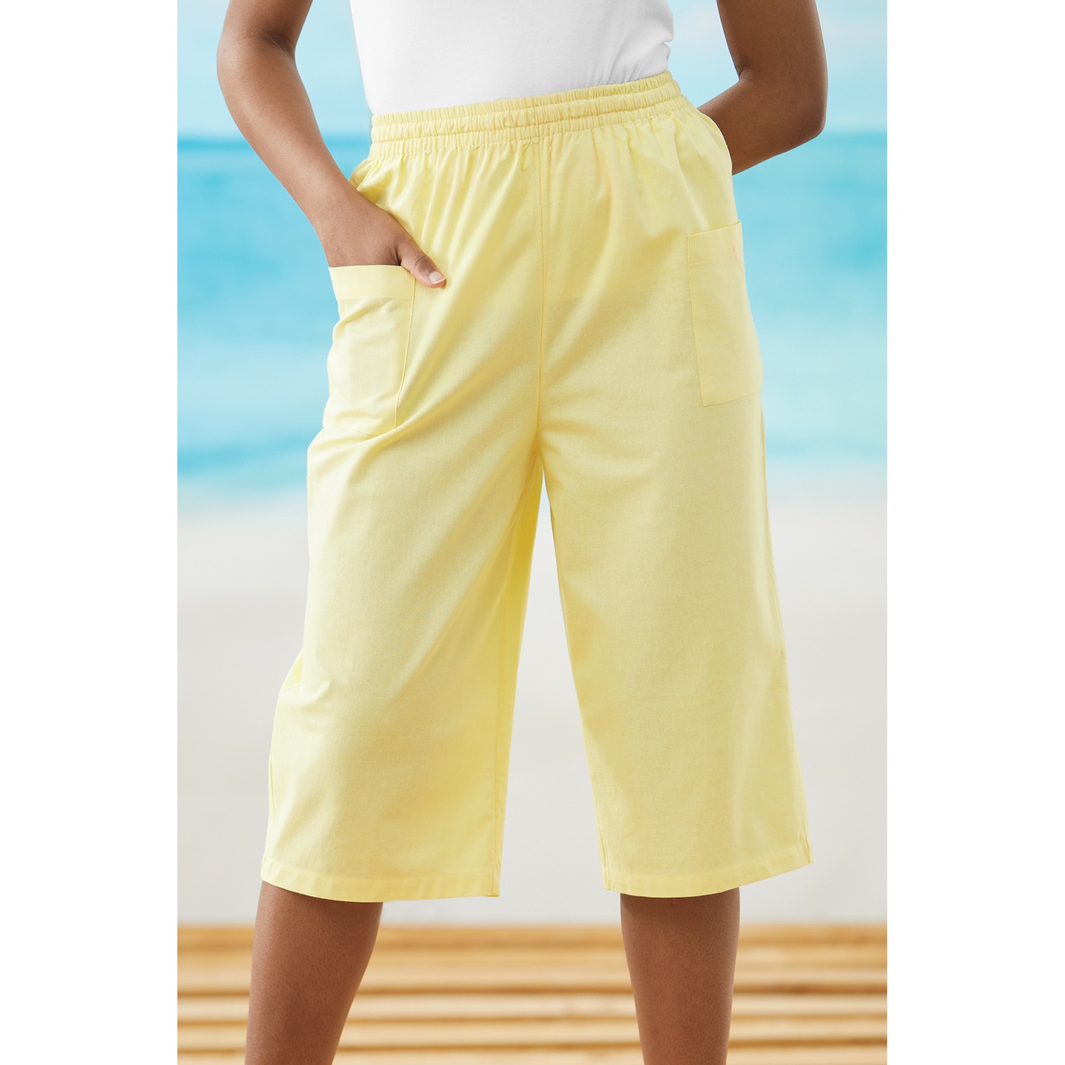 Easy PullOn Capri Harriet Carter