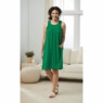 Sleeveless Terry A-Line Dress, , large