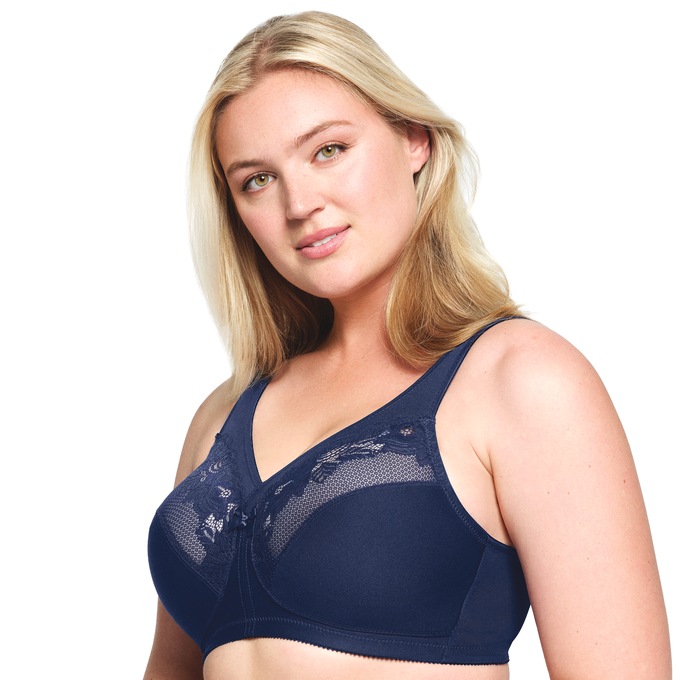 Glamorise Magiclift Minimizer Bra, Blue, large