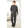 2-Piece Men's Fleece Henley Pant Set, , large