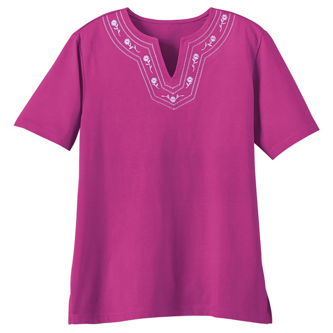 Embroidered Capri Set, , large