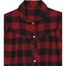 Flannel Snap-Front Duster, Red, large