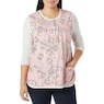 Easy-Care Button-Front Cobbler Apron, Coffee, large