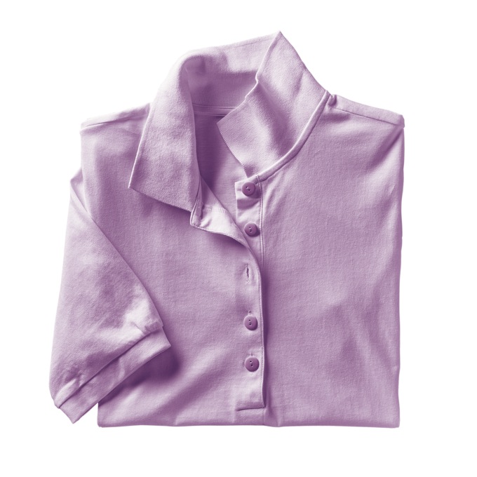 Knit Polo Top, , large