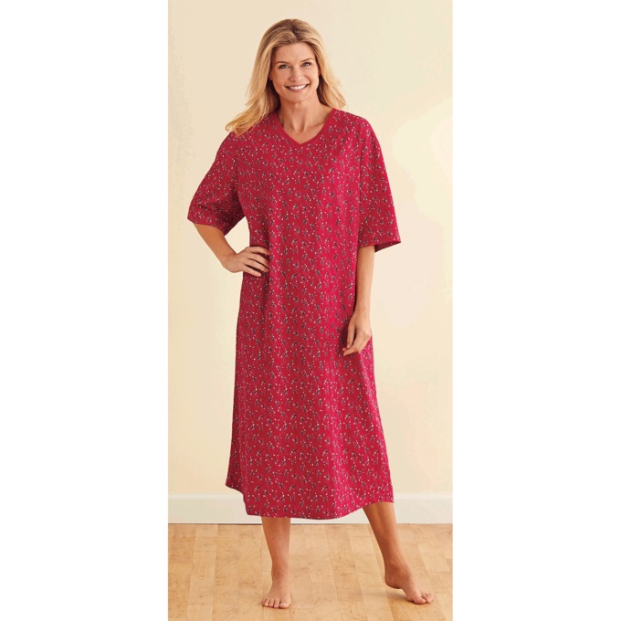 V-Neck Sleepshirts, , large