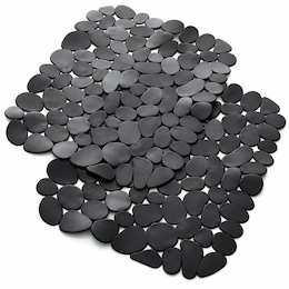 Set of 2 Pebble-Design Sink Mats, , large