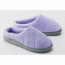 Quilted Trim Memory Foam Slippers, , large