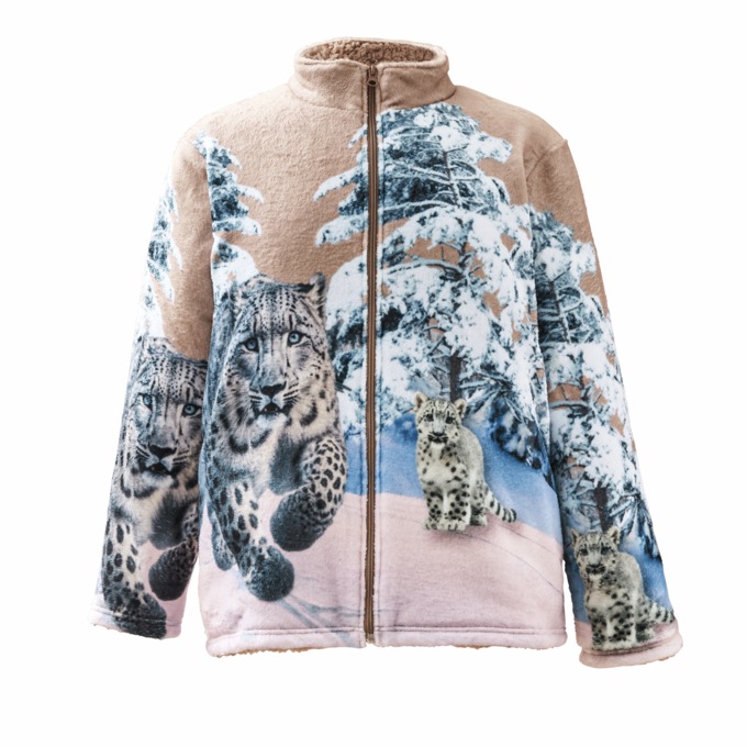 Sherpa Print Jacket, , large