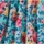 Turquoise Blue Vintage Rose Border