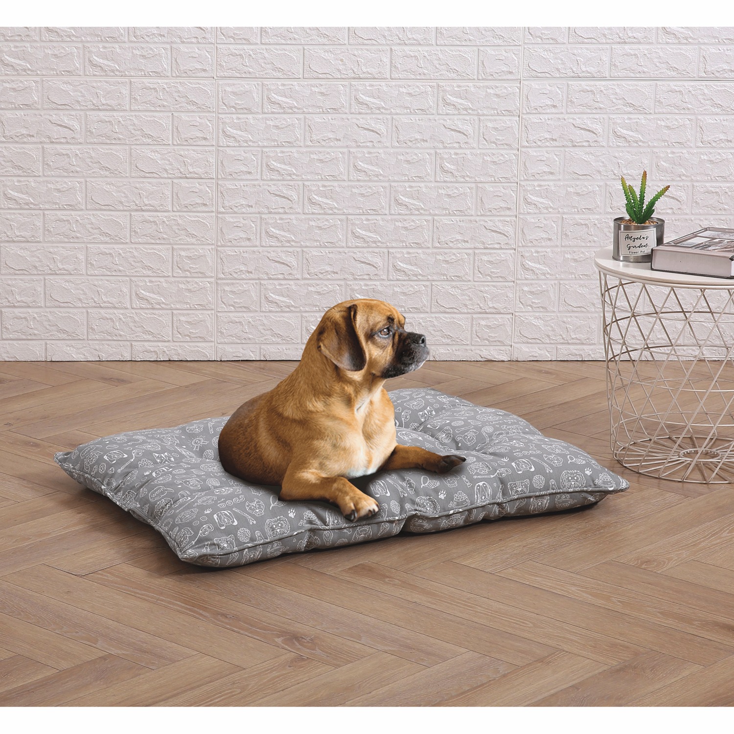 CottonTufted Pet Bed Harriet Carter