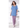 Eyelet Yoke Tunic, Cornflower Blue, large