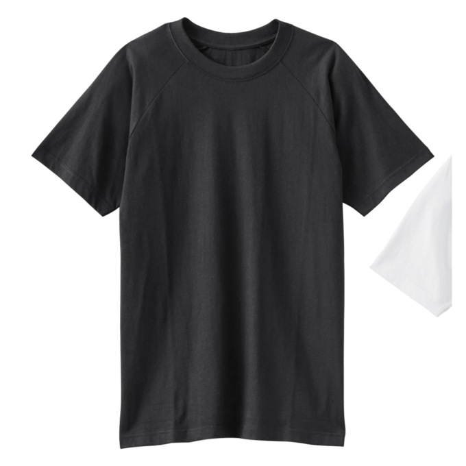 3-Pack Men's Basic T-Shirts, Black White Navy, large